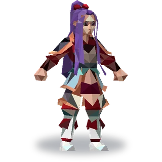 长发地灵魔刀